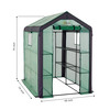 Ogrow PE Greenhouse Repl. Cover-To Fit Frame Size 47.2"Lx23.6"Wx23.6"H OGRC4723-ML